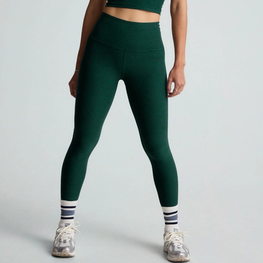 Beyond Yoga XS High Waist Yoga Pant - Green - Like NEW - Made in US